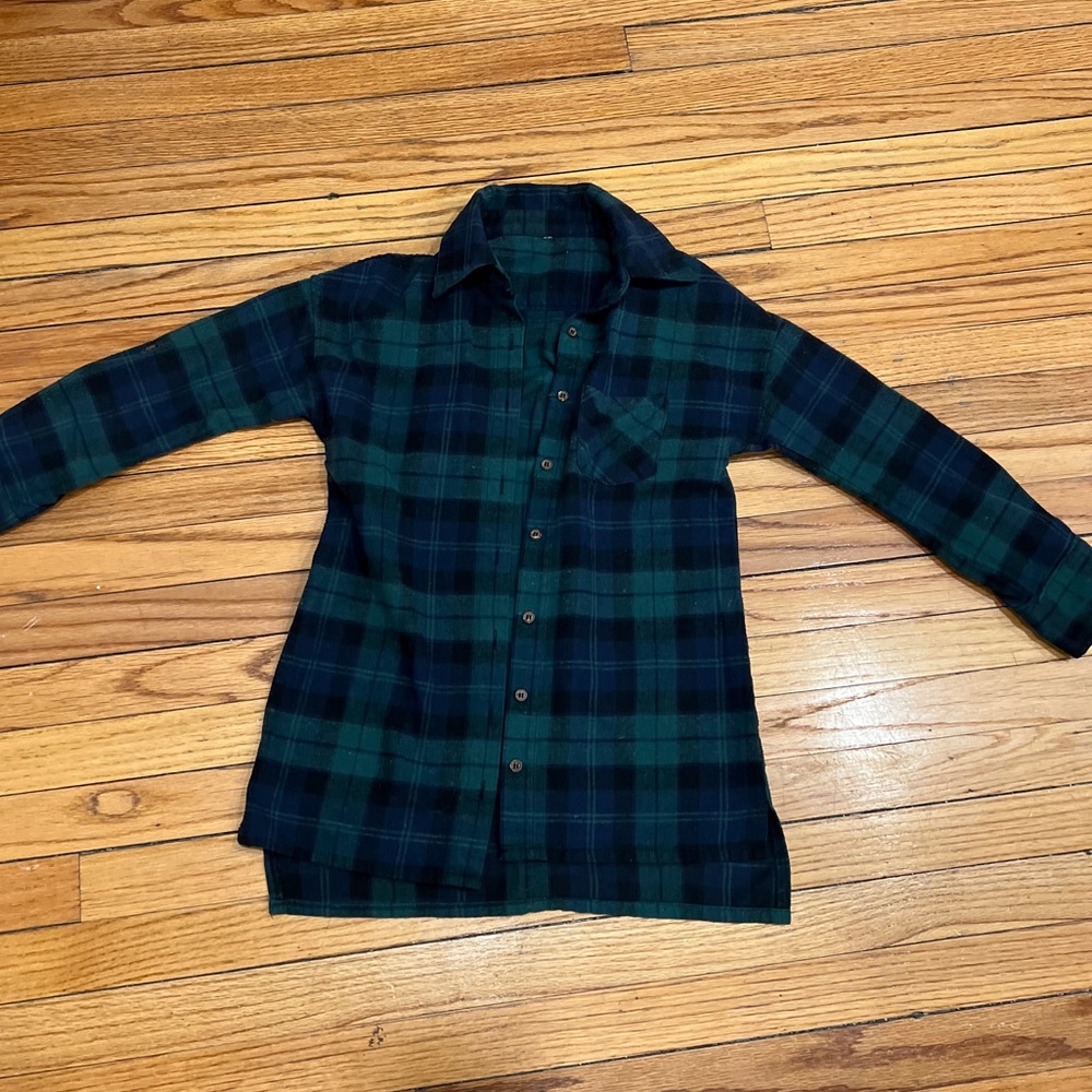 SHEIN plaid flannel